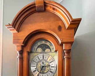 Lighted Sligh grandfather clock