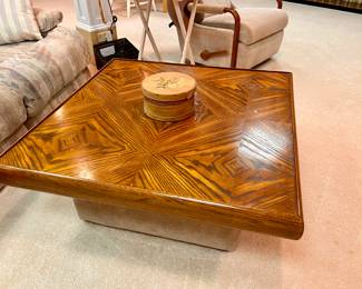 Large square coffee table 