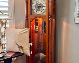 Lighted Sligh grandfather clock