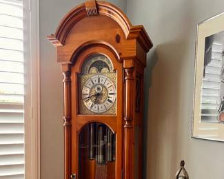 Lighted Sligh grandfather clock