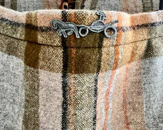 100% Wool 2 pc set - Cape and skirt - made in France