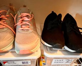 Ladies' size 9-1/2 shoes, boots and slippers