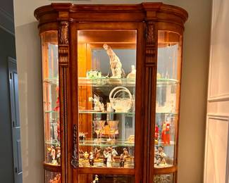 Beautiful lighted display cabinet 