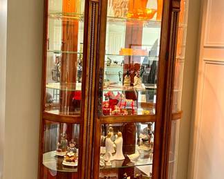 Beautiful lighted display cabinet 