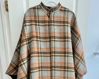 100% Wool 2 pc set - Cape and skirt - made in France