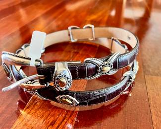 Brighton leather belt 