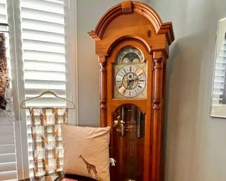 Lighted Sligh grandfather clock