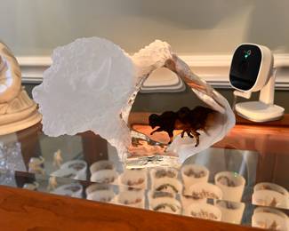 K. Cantrell - Thunder Spirit,  lucite buffalo bison figurine 