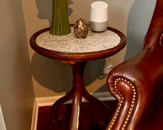Side table w/marble top