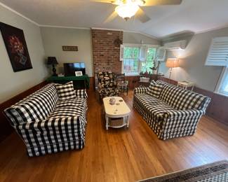 Pair of sofas couches