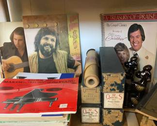 Old piano rolls and music books: songs by Kris Kristopherson,  etc.