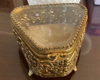Ormolu jewelry casket