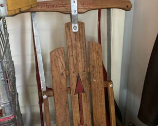 Antique sleds 
