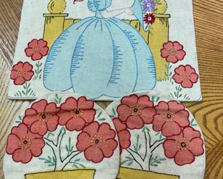 Southern belle potholder set