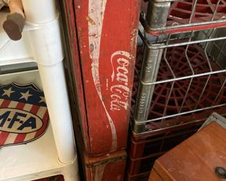 Coca Cola wooden crates