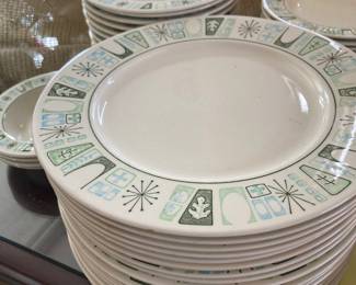MCM atomic dinnerware