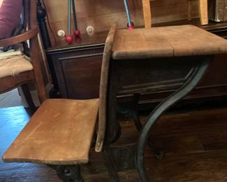 Old school desk