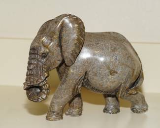 Carved stone elephant
