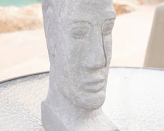 Stone bust-about 2ft tall