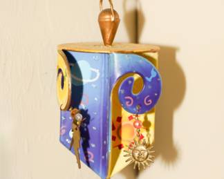 Jewish Hanukkah Dreidel Silverstri by Karen Rossi