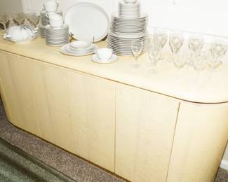 Mid century domed buffet cabinet