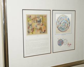 "Life" & "Message of Peace" by Yaacov Agam