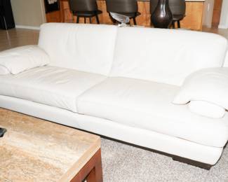 Copenhagen Natuzzi leather sofa