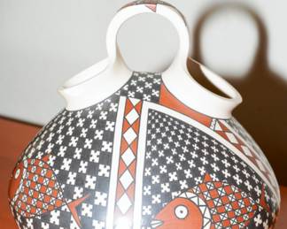 Wedding vase-Ledezma Veloz-Mata Ortiz