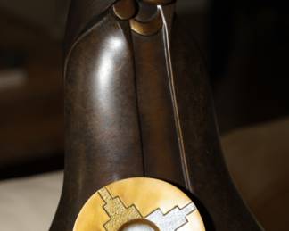 "Four Directions" Kim Obrzut bronze sculpture