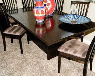 Skovby Wenge table & chairs-Denmark
