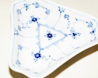 Royal Copenhagen blue fluted tray