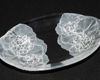 Mikasa crystal platter