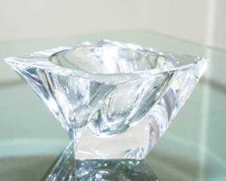 Orrefors crystal tornado bowl
