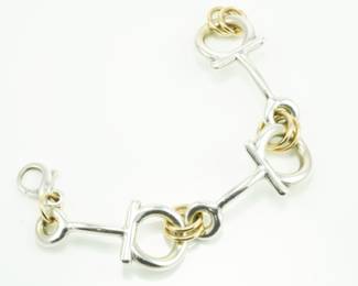 Sterling link bracelet
