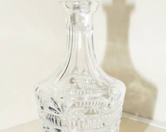 Vintage Towle crystal decanter
