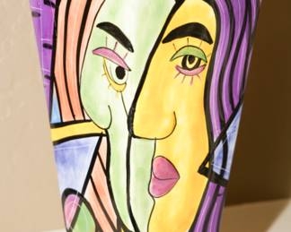 Picasso inspired vase