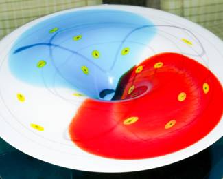 Art glass bowl-Fulvio Bianconi 