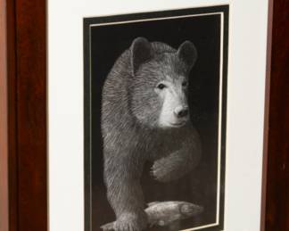 "Bear with Fish" Northern Encounter series-Jim Weaver