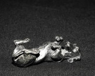 Pewter dog