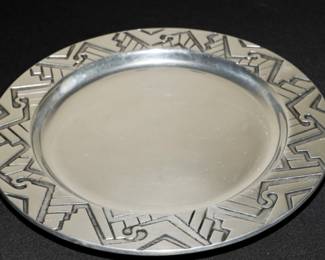 Wilton "Jazz" pewter platter