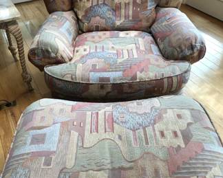 CHAIR AND OTTOMAN BY PEARSON