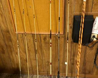 OLDER FISHING RODS / 2 PCS. CANE POLE