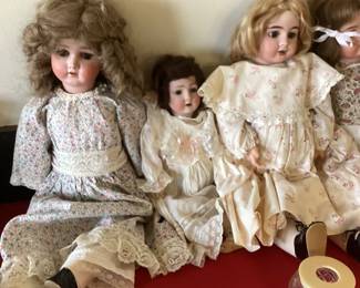 German bisque dolls , G&S and others