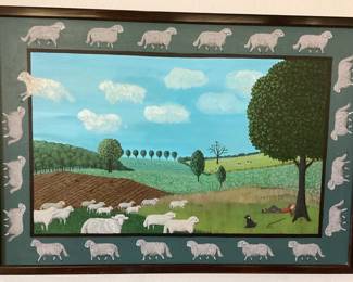 - Barbara Moment folk art painting