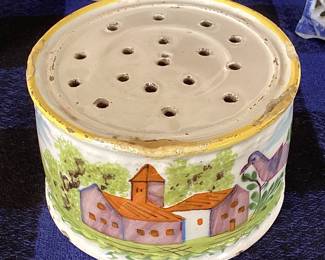 18th century French faience sander