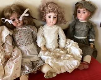 German bisque dolls, “My Girlie” and others