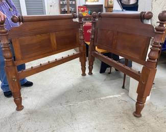 1860's Cherry Rope Bed 