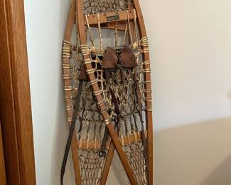 Vintage Wooden Snowshoes