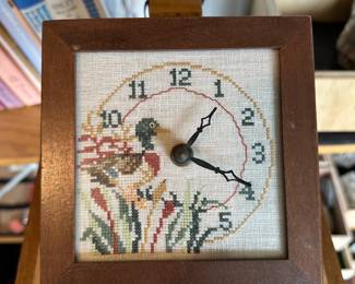 Needlepoint Clock