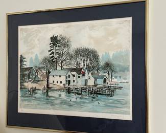 Framed Watercolor